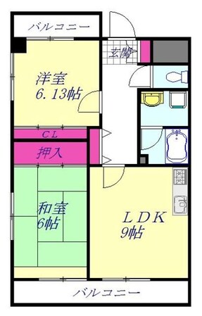 ユニーグレイスの物件間取画像